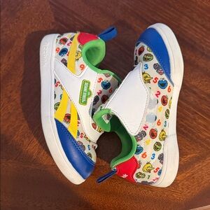 Reebok Kids Sneakers - White, Blue, and Multicolor